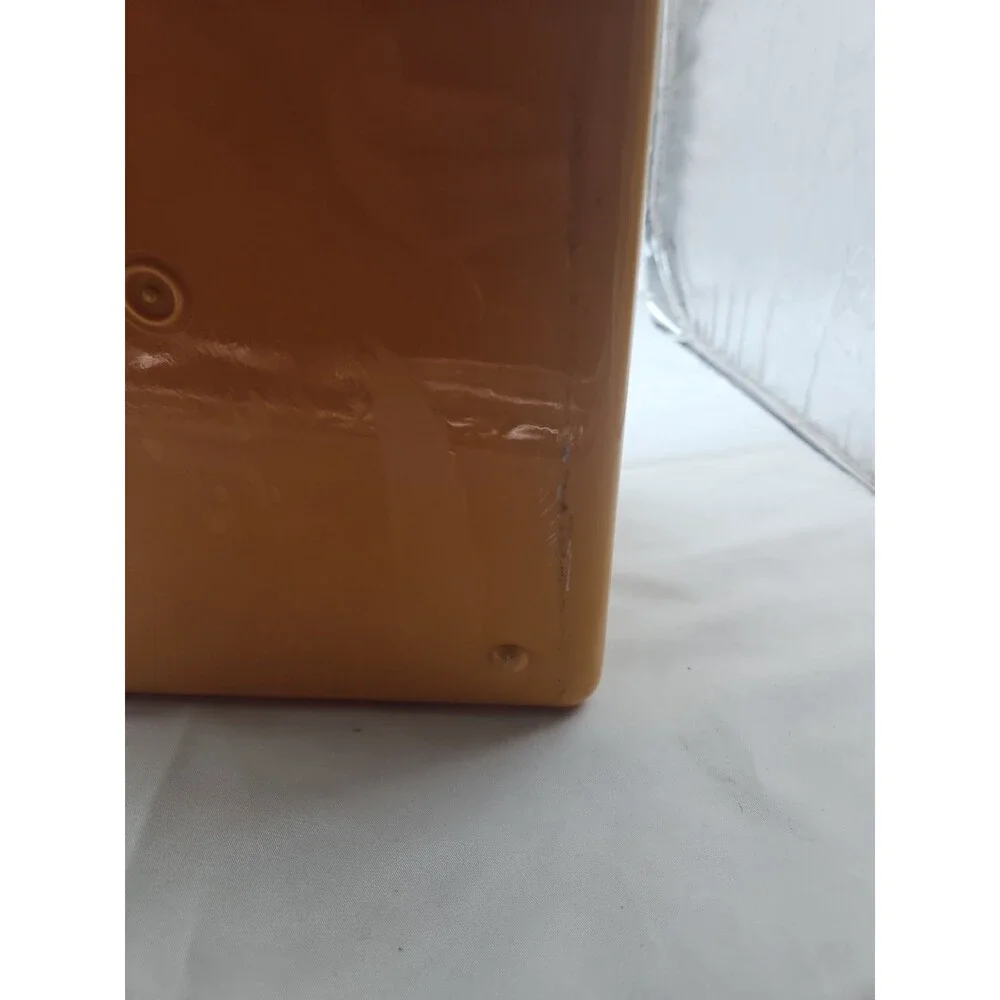 Vintage Wilson Wil-Hold Yellow Plastic File Box 12